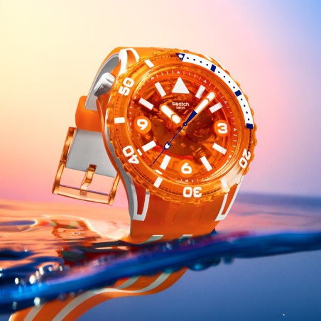 Orologio Swatch Scuba SSCU09O100 PACIFIC SEA NETTLE | De Wrachien Gioielli