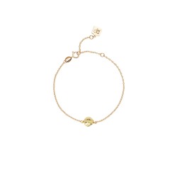 Bracciale in oro e pietre Semino d'Amore | De Wrachien Gioielli