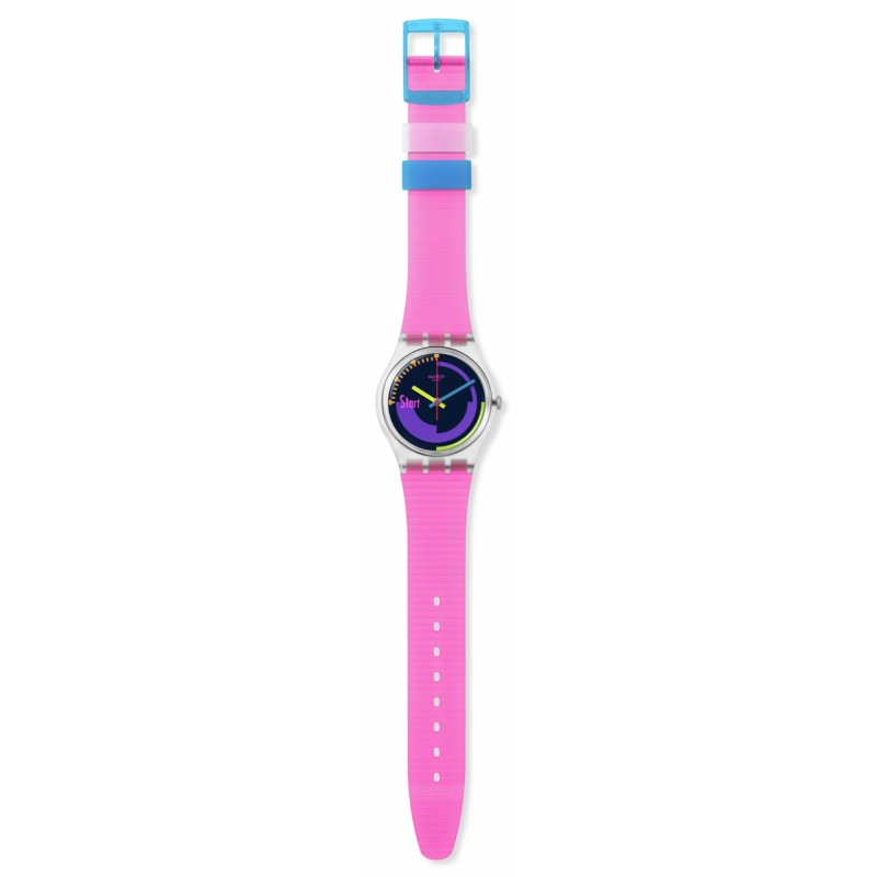 Orologio Swatch Original Gent NEON PINK PODIUM SO28K111  | De Wrachien Gioielli