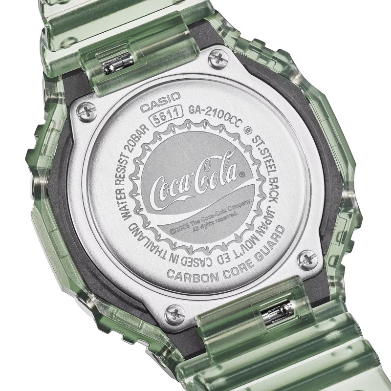 Orologio G-Shock GA-2100 COCA COLA® LIMITED EDITION GA-2100CC-3A | De Wrachien Gioielli