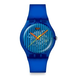 Orologio Swatch New Gent BRILLIANTLY BLUE SO29S102 | De Wrachien Gioielli