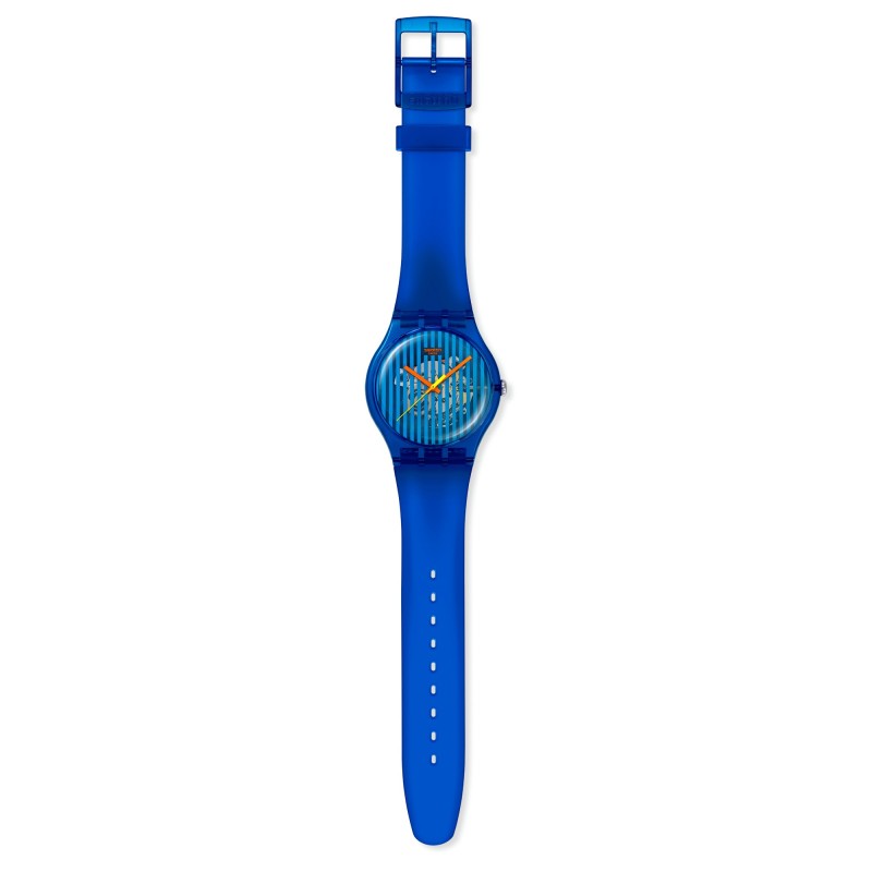 Orologio Swatch New Gent BRILLIANTLY BLUE SO29S102 | De Wrachien Gioielli