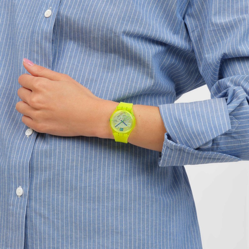 Orologio Swatch LUMINOUSLY LEMON SO28J103 |De Wrachien Gioielli