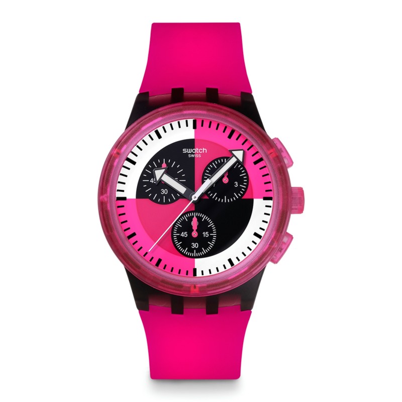 Orologio Swatch FUCHSIA LINES SUSB110  | De Wrachien Gioielli