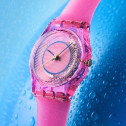 Orologio Swatch PRISMATICALLY PINK LP166 | De Wrachien Gioielli