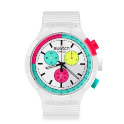 Orologio Swatch SWATCH THE PURITY OF NEON SB06W100 | De Wrachien Gioielli