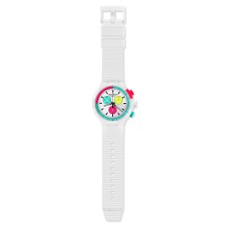 Orologio Swatch SWATCH THE PURITY OF NEON SB06W100 | De Wrachien Gioielli