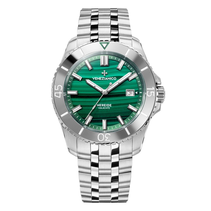Orologio Venezianico NEREIDE MALACHITE 4521590S | Gioielleria De Wrachien