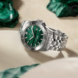 Orologio Venezianico NEREIDE MALACHITE 4521590S | Gioielleria De Wrachien