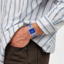 Orologio Swatch WHAT IF…SEE THRU BLUE? SO38K701 | De Wrachien Gioielli