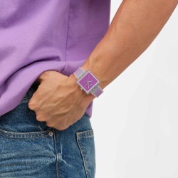 Orologio Swatch WHAT IF…SEE THRU MAGENTA? SO38K705 | De Wrachien Gioielli