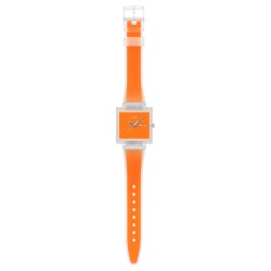 Orologio Swatch WHAT IF…SEE THRU ORANGE? SO38K704 | De Wrachien Gioielli