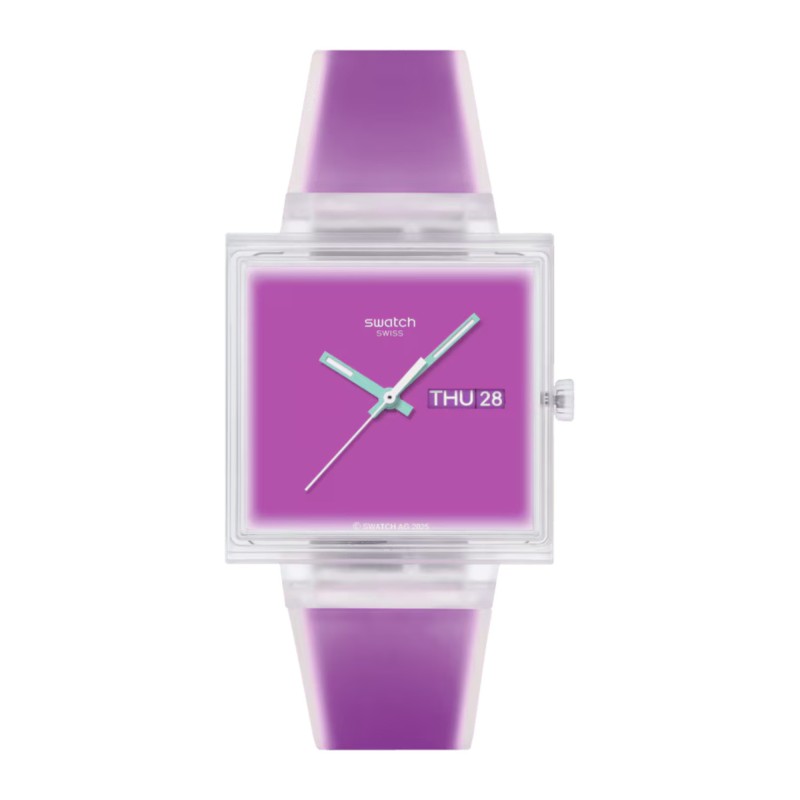 Orologio Swatch WHAT IF…SEE THRU MAGENTA? SO38K705 | De Wrachien Gioielli