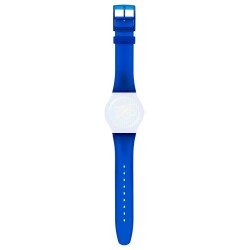 Cinturino originale Swatch New Gent BRILLIANTLY BLUE ASO29S102 | De Wrachien Gioielli