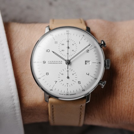 Orologio Junghans Max Bill Chronoscope 27/4502.02 | De Wrachien Gioielli