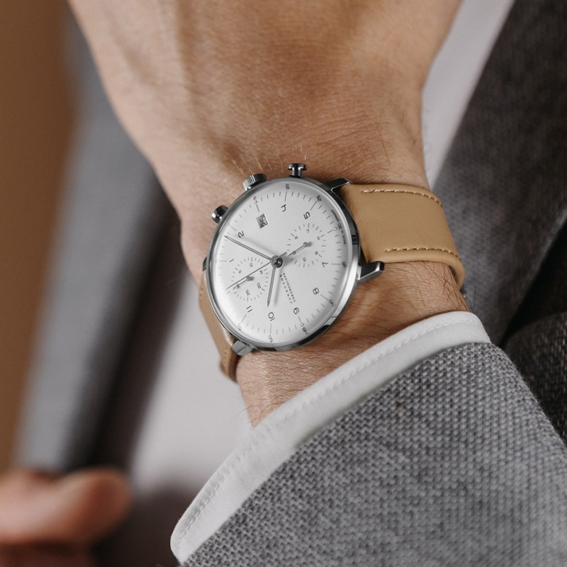 Orologio Junghans Max Bill Chronoscope 27/4502.02 | De Wrachien Gioielli