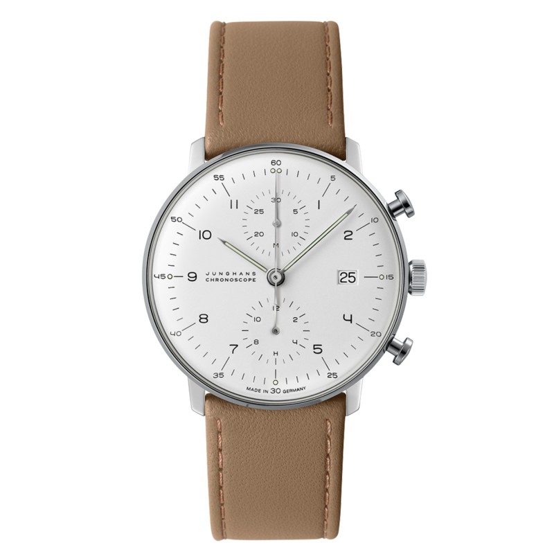 Orologio Junghans Max Bill Chronoscope 27/4502.02 | De Wrachien Gioielli