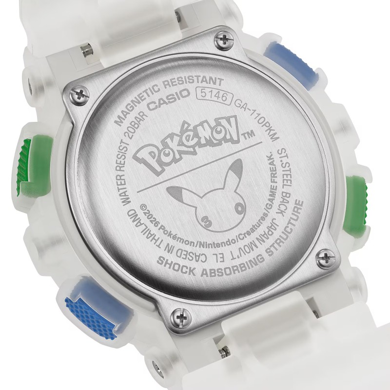 Orologio G-Shock GA-110 POKÈMON® LIMITED EDITION GA-110PKM-7A | De Wrachien Gioielli
