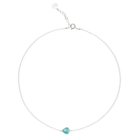 Collana in argento e legno d'ulivo Le Grand Blue | De Wrachien Gioielli