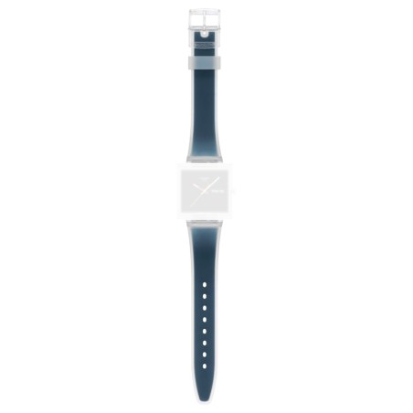 Cinturino Originale Swatch WHAT IF... SEE THRU BLACK? ASO38K700 | De Wrachien Gioielli
