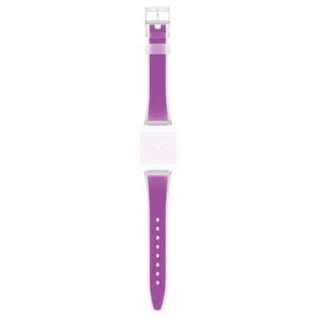 Cinturino Originale Swatch WHAT IF... SEE THRU MAGENTA? ASO38K705 | De Wrachien Gioielli