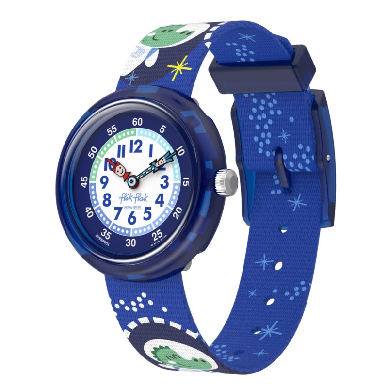 Orologio Flik Flak CROCONAUTS ZFBNP252| Wrachien Gioielli