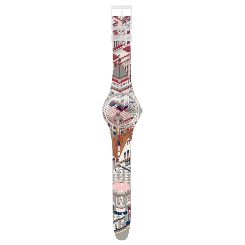 Orologio Swatch New Gent BUND-ASTIC SUOZ371| De Wrachien Gioielli