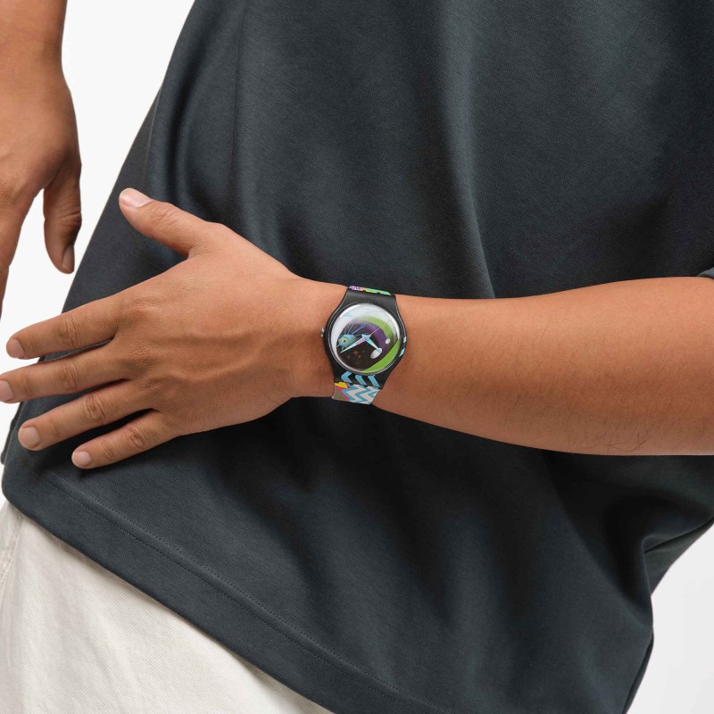 Orologio Swatch New Gent STREET EYE SUOZ372| De Wrachien Gioielli