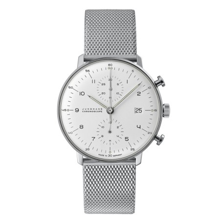 Orologio Junghans Max Bill Chronoscope 27/4003.46 | De Wrachien Gioielli
