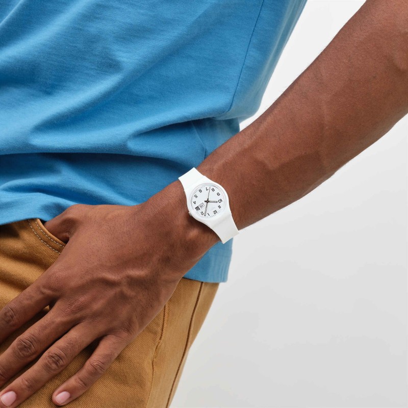 Orologio Swatch ORIGINAL GENT BLANC SLATE GW719 |De Wrachien Gioielli