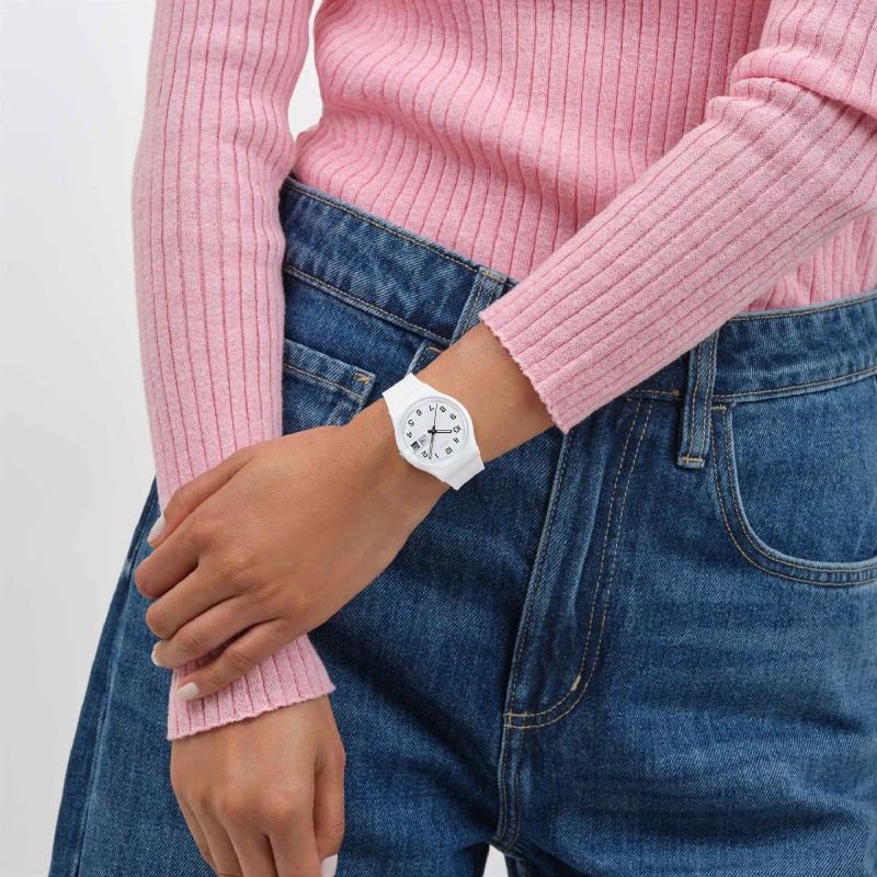 Orologio Swatch ORIGINAL GENT BLANC SLATE GW719 |De Wrachien Gioielli