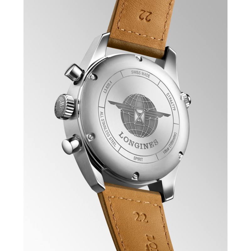 Orologio Longines SPIRIT CHRONO L38204732| De Wrachien Gioielli