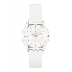 Orologio Swatch Skin WHITE CLASSINESS AGAIN SS08K102-S14 | De Wrachien Gioielli