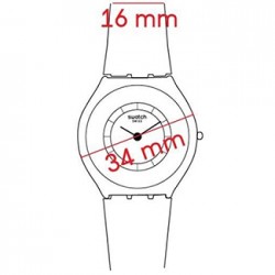 Cinturino orignale Swatch Skin HELLO DARLING ASFP115M | De Wrachien Gioielli