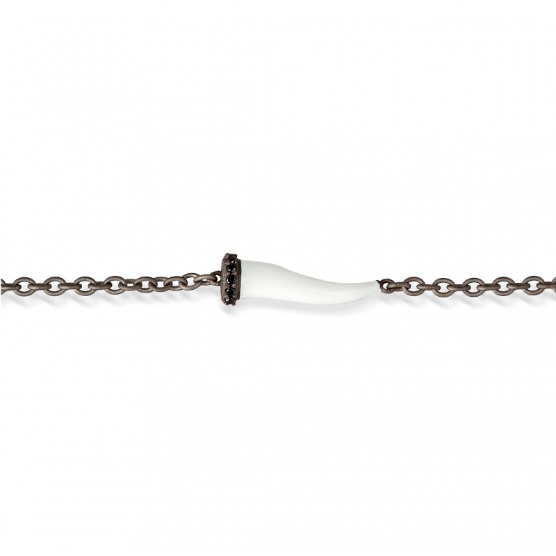 Bracciale Mano J LUCKY HORN CHBRT5BBRKSMBIANCO | De Wrachien Gioielli