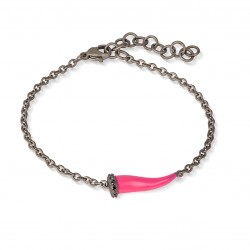 Bracciale Mano J LUCKY HORN CHBRT5BBRKSMFUCSIA | De Wrachien Gioielli