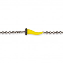 Bracciale Mano J LUCKY HORN CHBRT5BBRKSMGIALLO | De Wrachien Gioielli
