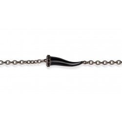 Bracciale Mano J LUCKY HORN CHBRT5BBRKSMNERO | De Wrachien Gioielli
