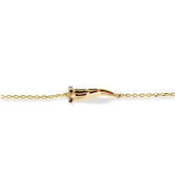 Bracciale in oro Mano J LUCKY HORN CHBRYG7BBRK9KT | De Wrachien Gioielli