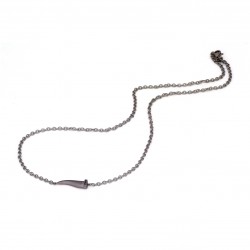 Collana in titanio e diamanti MANO J CHGIRT5BPENK | De Wrachien Gioielli