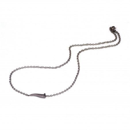 Collana in titanio e diamanti MANO J CHGIRT5BPENK | De Wrachien Gioielli