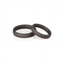 Fede Matrimoniale in titanio MANO J | De Wrachien Gioielli