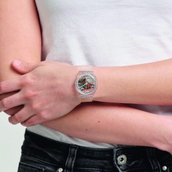 Orologio Swatch Original Gent CLEARLY GENT SO28K100-S06 | De Wrachien Gioielli