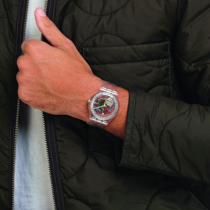 Orologio Swatch New Gent CLEARLY NEW GENT SO29K100-S06| De Wrachien Gioielli