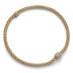 Collana Fope in oro e diamanti | De Wrachien Gioielli