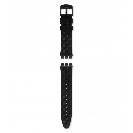 Cinturino Originale Swatch BLACK IS BACK AYVB403 | De Wrachien Gioielli