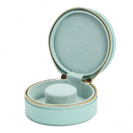 Portagioie SOPHIA MINI ROUND ZIP CASE JADE | DeWrachien Gioielli