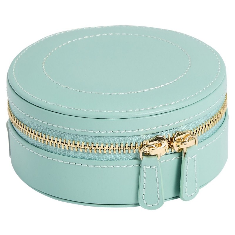 Portagioie SOPHIA MINI ROUND ZIP CASE JADE | DeWrachien Gioielli
