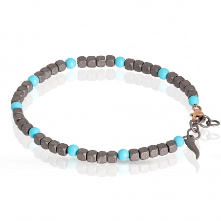 Bracciale in titanio Mano J CUBY MINBRT10TURCUP | De Wrachien Gioielli