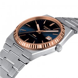 PRX POWERMATIC 80 BLU 40 mm LUNETTA IN ORO ROSA